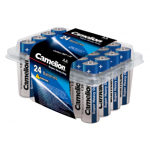 AA高能碳性電池 (24粒, 軟盒)
